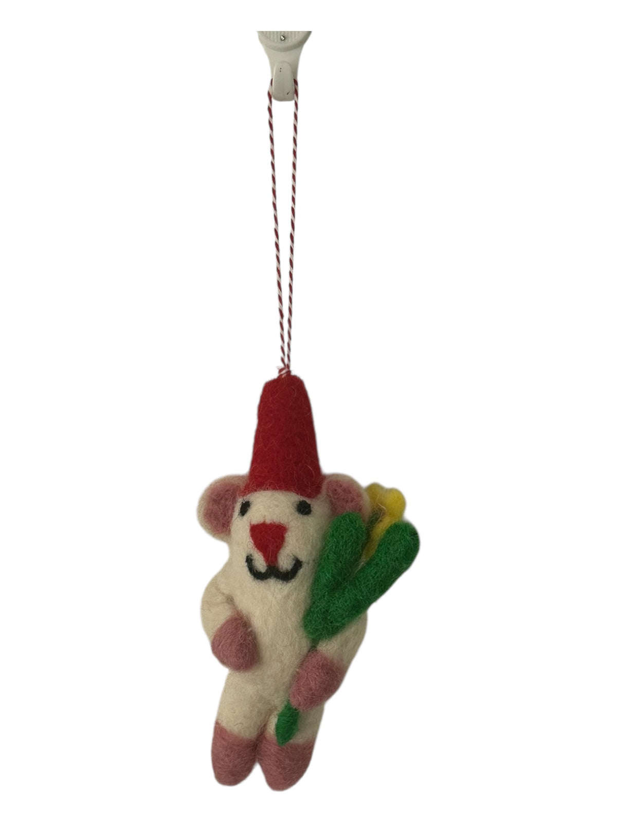Rosie the Sheep – Felt Flower Holder Ornament
