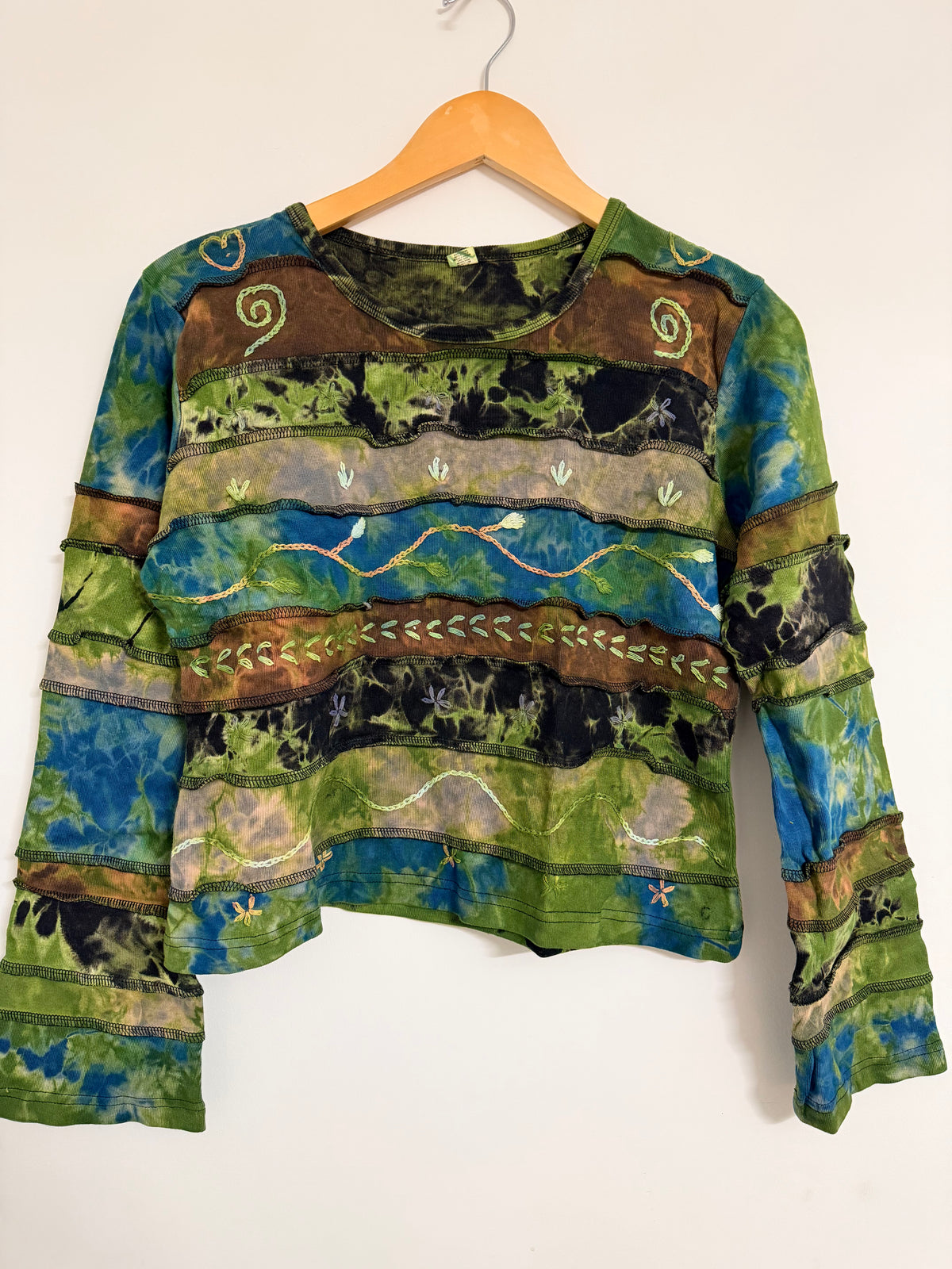 Handmade Organic Cotton Boho Crop Top