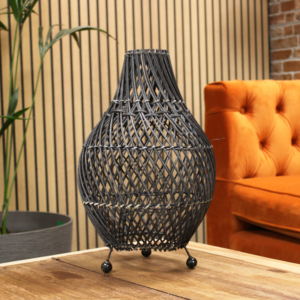 Natural Rattan Table Lamp