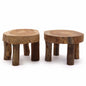 Medium Teak Pad Display - Set of 2
