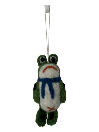 Freddy the Frog – Felt Ornament