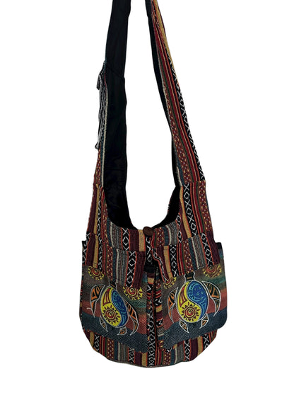 Handmade Cotton Boho Sling Bag –