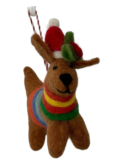 Rudy the Reindeer – Felt Christmas Decoration