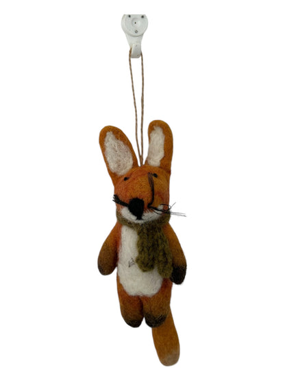 Ollie the Bunny – Felt Hanging Decoration