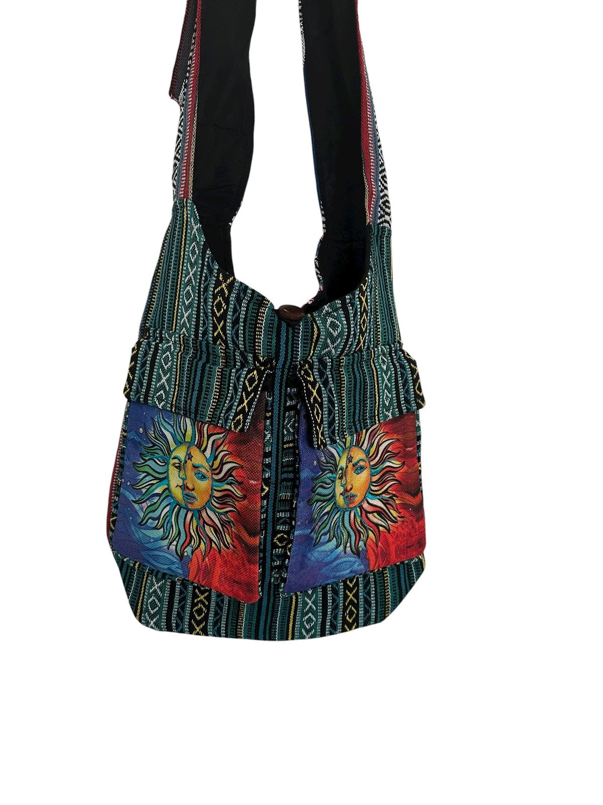 Handmade Cotton Boho Sling Bag –
