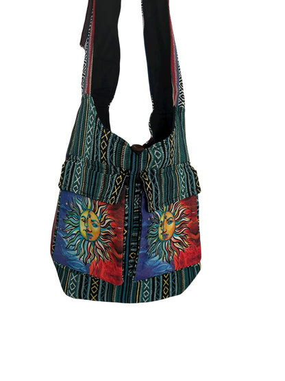 Handmade Cotton Boho Sling Bag –