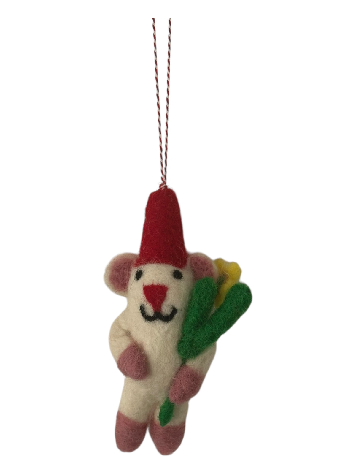 Rosie the Sheep – Felt Flower Holder Ornament