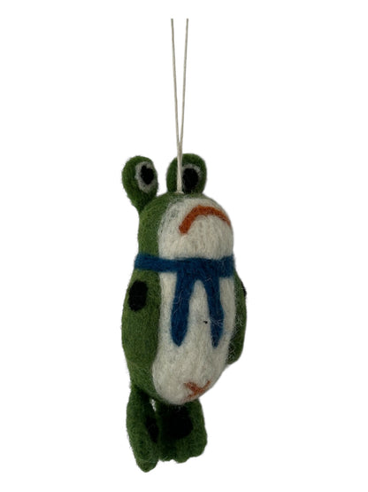 Freddy the Frog – Felt Ornament