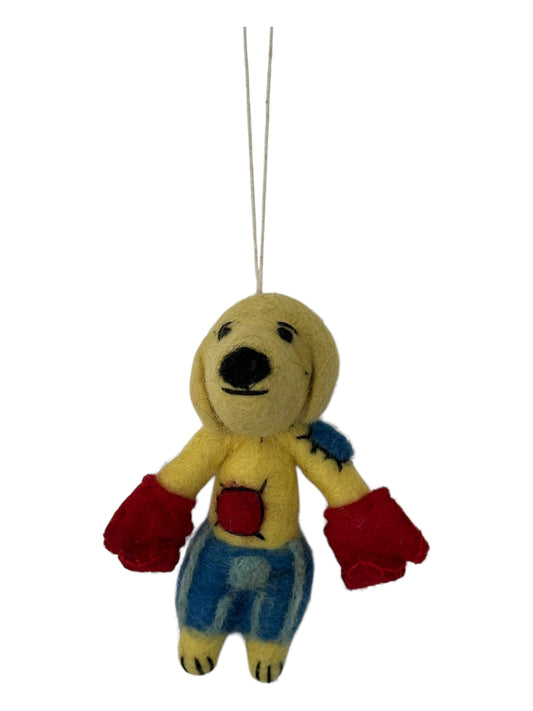 Rusty the Dog – Felt Ornament