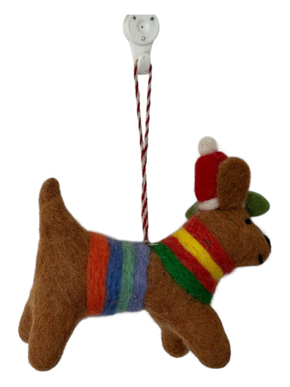 Rudy the Reindeer – Felt Christmas Decoration