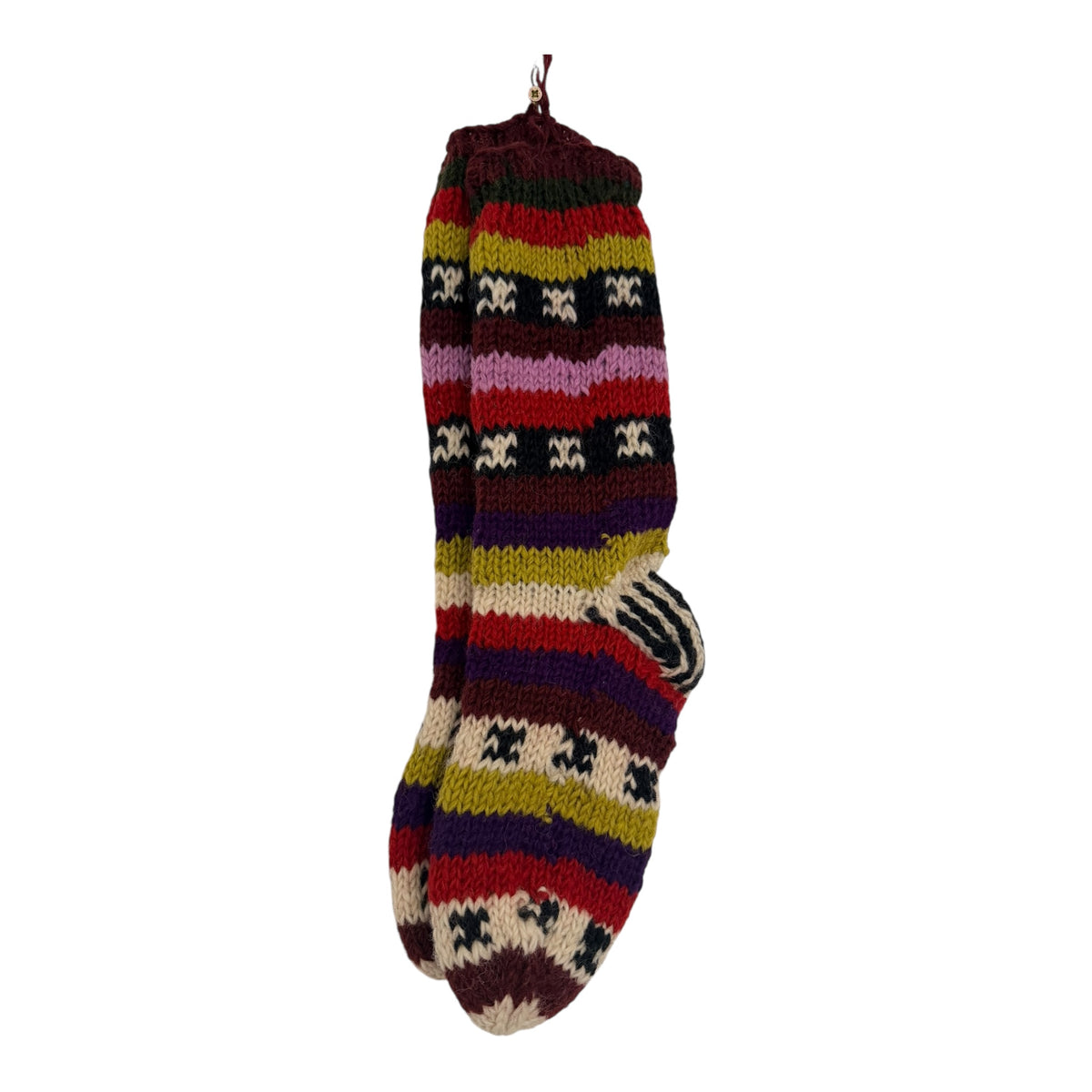 Handmade Organic Wool Socks - Unisex Fleece-Lined