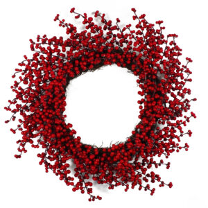 Large Luxury Christmas Red Berry Floristry Wreath (60cm 24″)