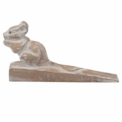 Hand Carved Doorstop
