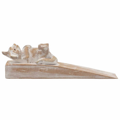 Hand Carved Doorstop