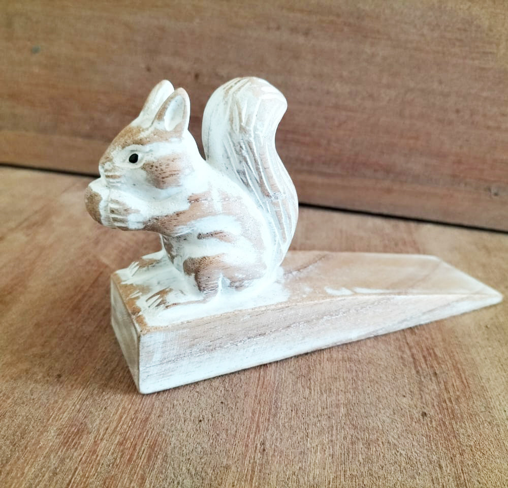 Hand Carved Doorstop