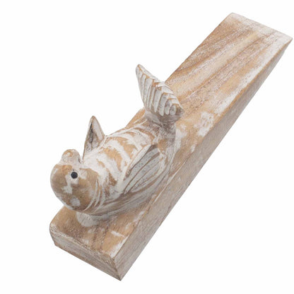 Hand Carved Doorstop