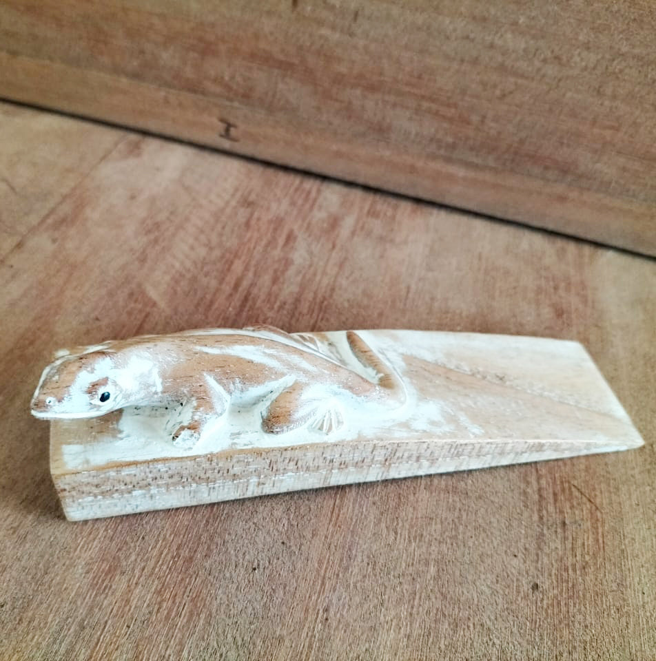 Hand Carved Doorstop