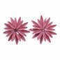 Soft Pink - Vintage Glass - Flowers - Earrings