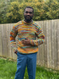 Handmade Organic Wool Knit Sweater - Unisex Winter Pullover