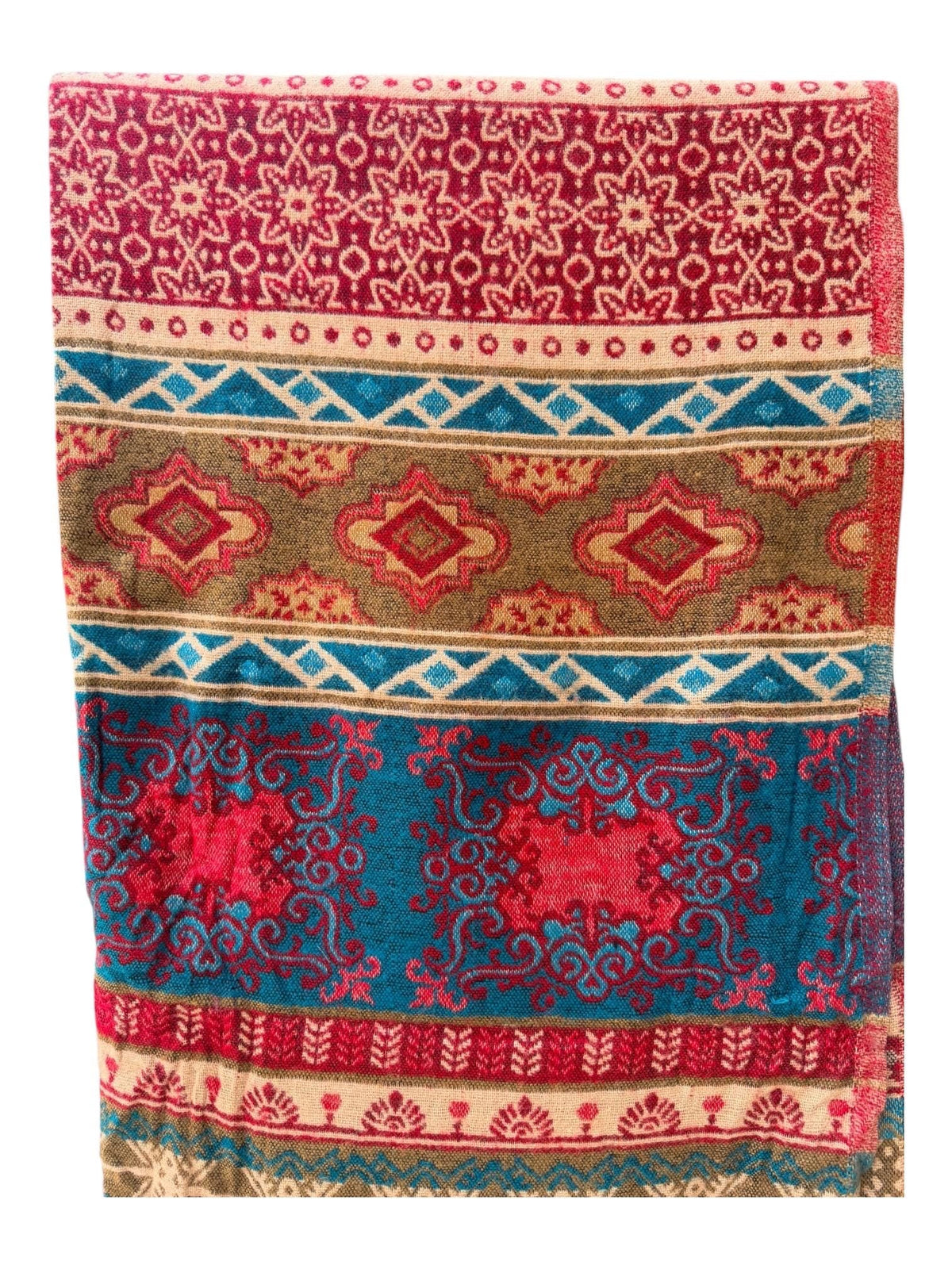 Vegan Cashmelion Blanket Scarf | Oversized Boho Shawl with Tassels