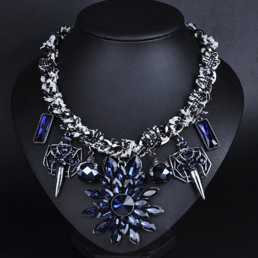 Rhinestone Statement Necklace (Fine Jewellery)