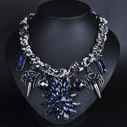 Rhinestone Statement Necklace (Fine Jewellery)