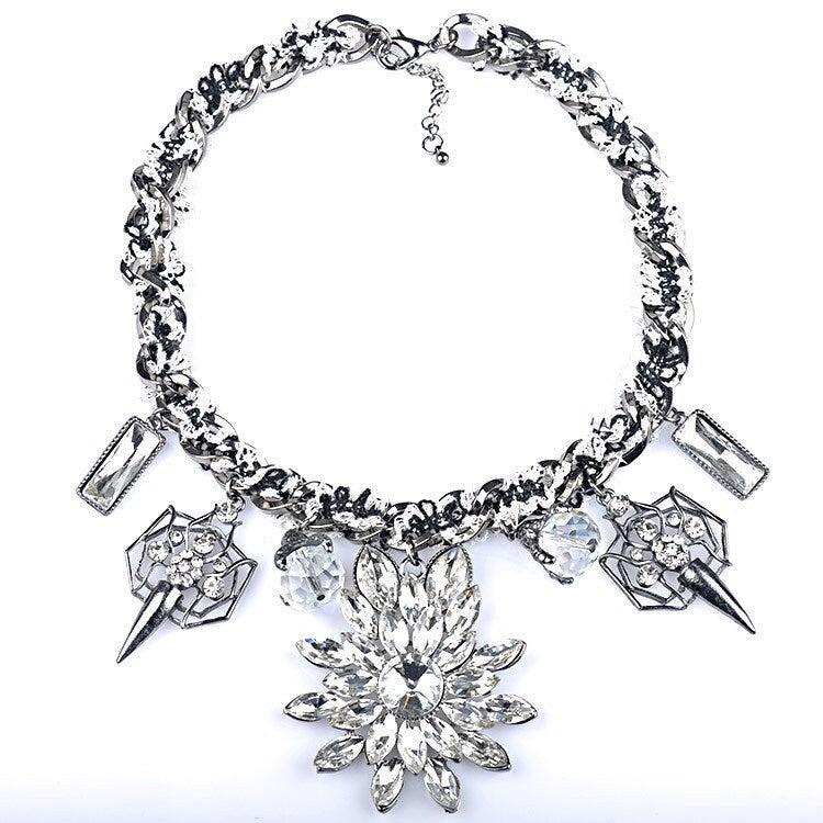 Rhinestone Statement Necklace (Fine Jewellery)