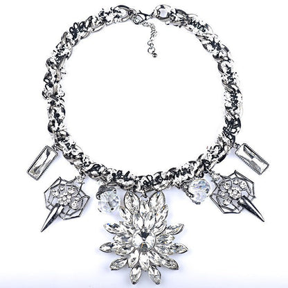 Rhinestone Statement Necklace (Fine Jewellery)