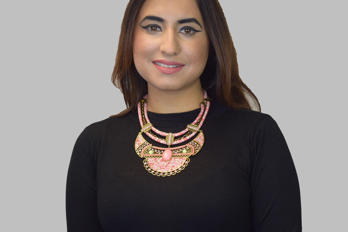 Ethnic Statement Necklace (Nepalese Tibetan Moroccan)