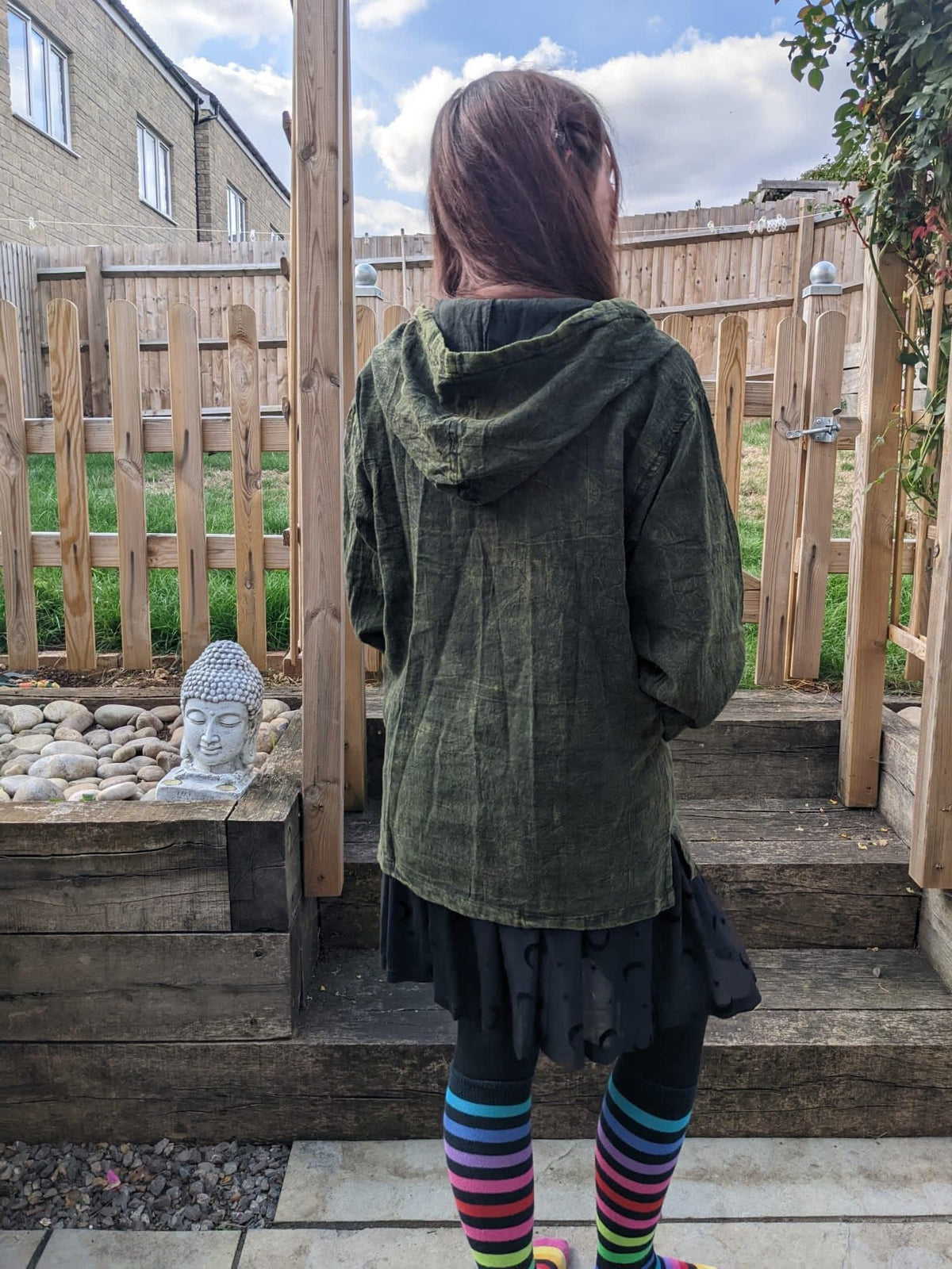 Tribal Block Print Hoodie (100% Pure Cotton)